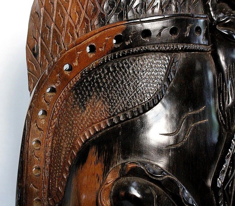 photo for sale Important African Mask In Ebony   20th