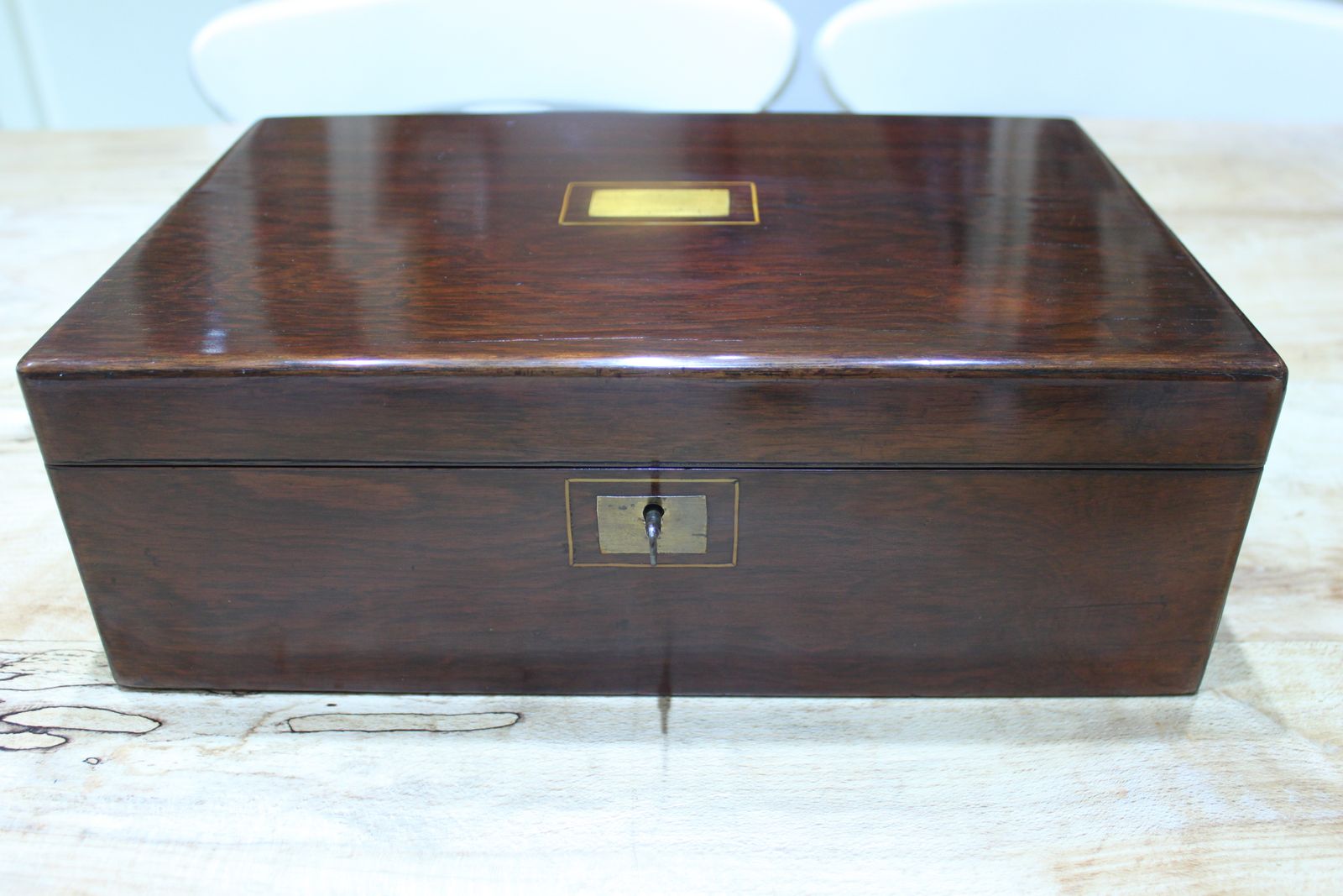 An Early Victorian Rosewood Writing Slope photo furniture