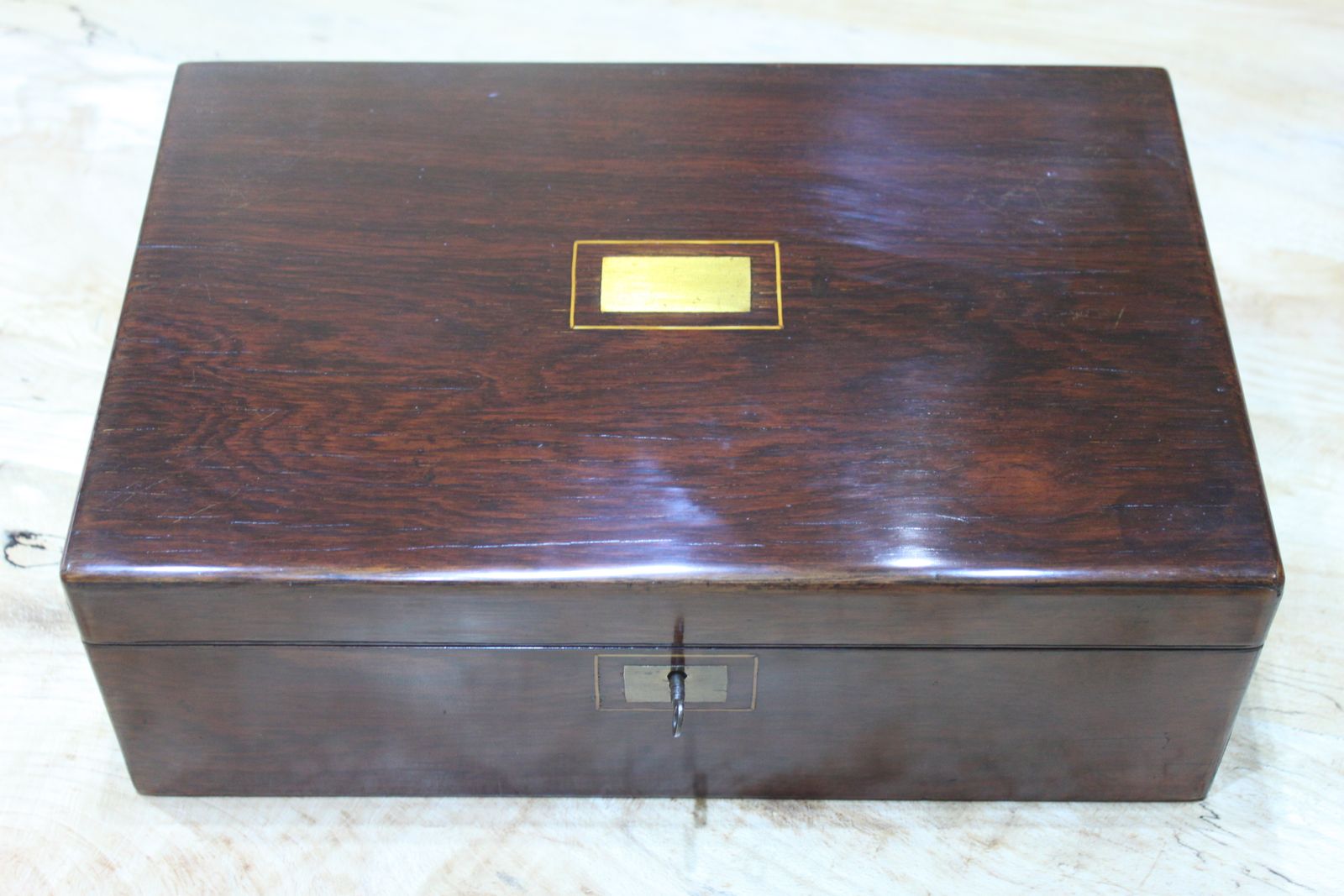 An Early Victorian Rosewood Writing Slope photo for sale
