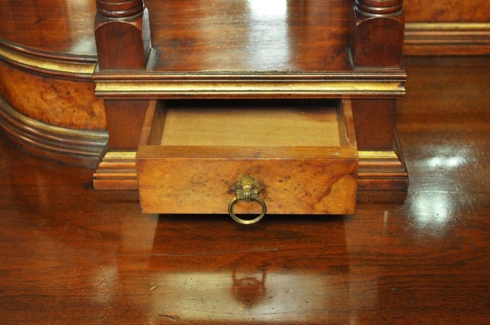 photo buy Large Antique Walnut Aesthetic Sideboard Dresser, Manner Of Lambs Of Manchester