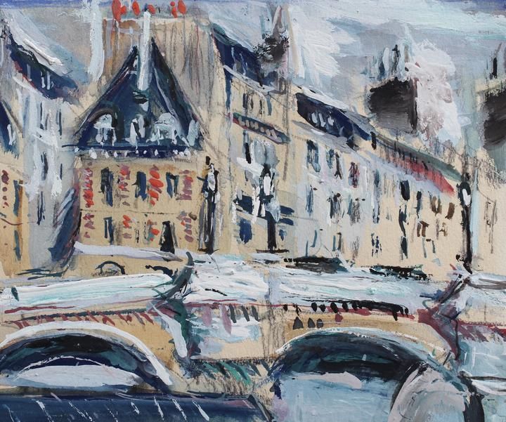 Le Pont Neuf Paris By Lucien Génin (Circa 1930s) photo 1200.0
