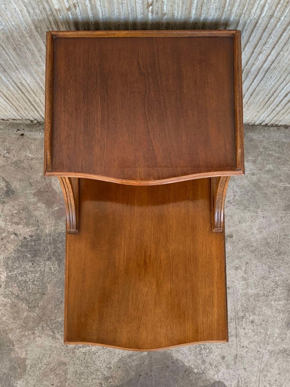 Furniture Pair Of Early 20th Century Louis XV Walnut Nightstands Bedside Tables photo