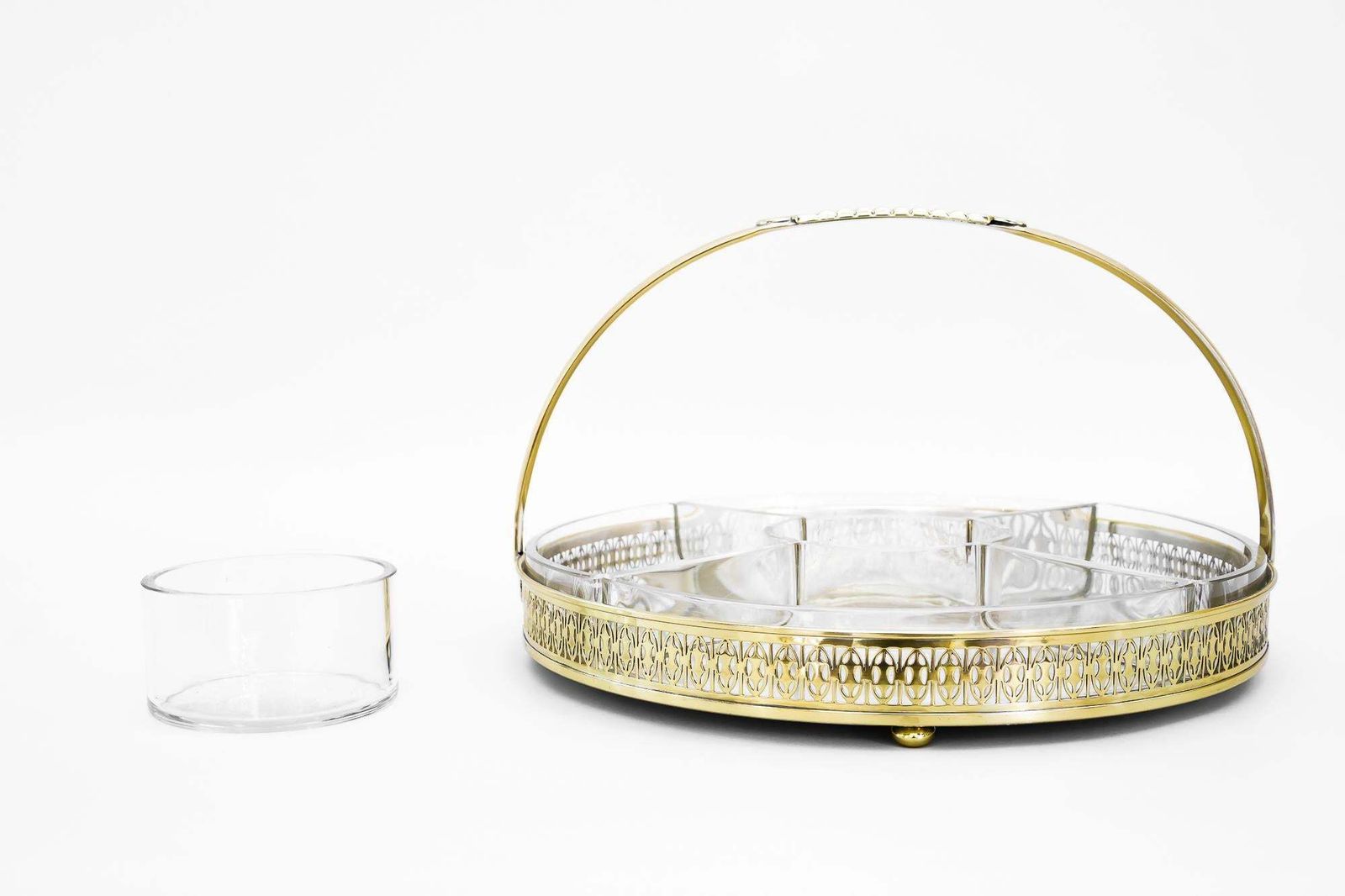Art Deco Centerpiece With 5 Glass Parts Vienna Around 1910s photo buy