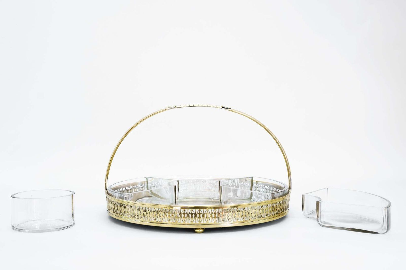 photo furniture Art Deco Centerpiece With 5 Glass Parts Vienna Around 1910s