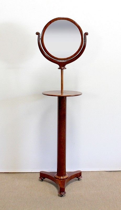 Psyche Mirror For Men In Mahogany, Empire Period, Early 19th Century photo for sale
