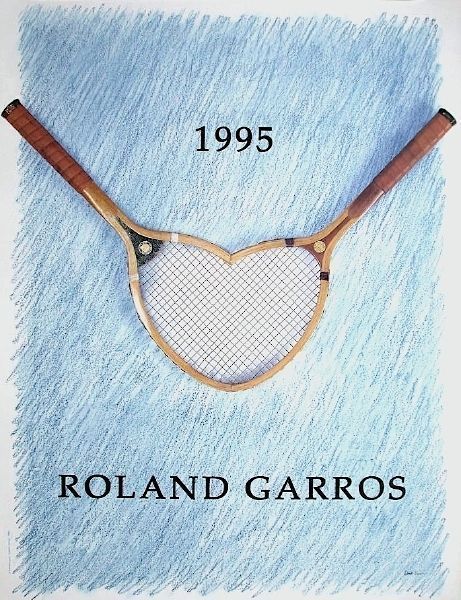 Roland Garros Official Poster 1995 By Lipski