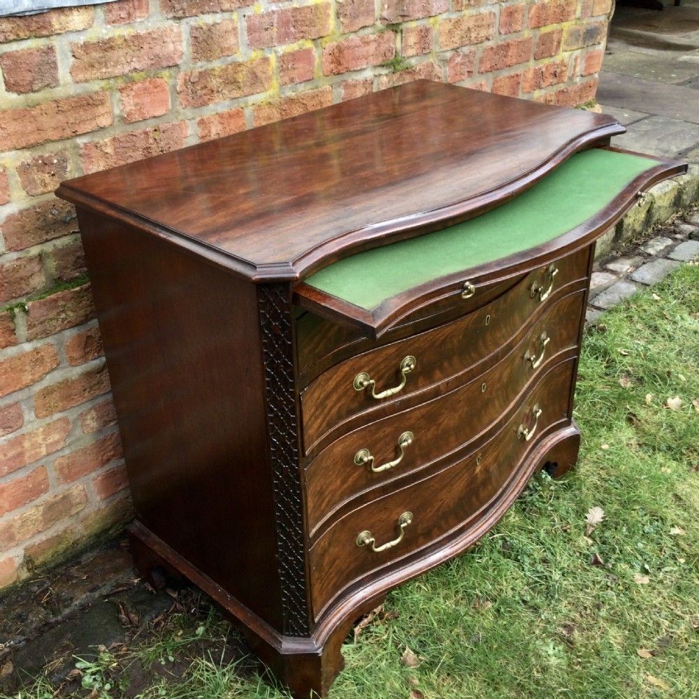 Serpentine Chest Of Drawers, 1800s photo furniture