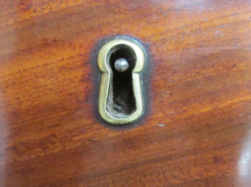 Fine Serpentine Mahogany Chest Of Drawers photo vintage