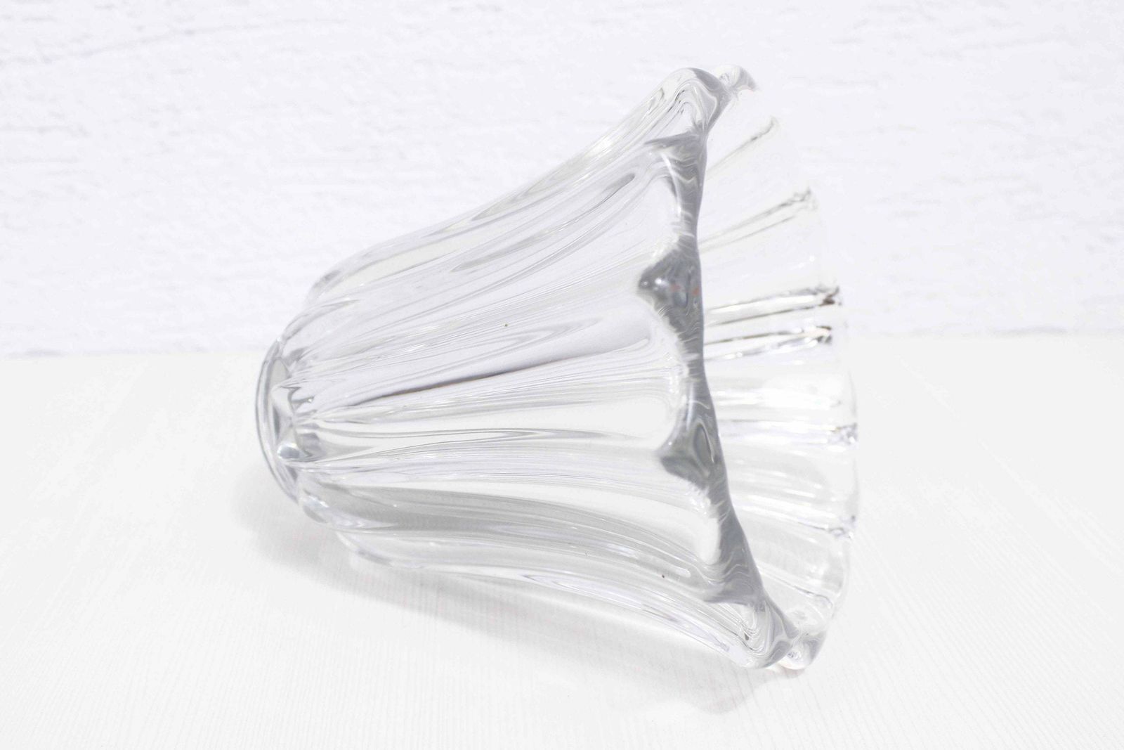 Art Deco P.D'avesn Crystal Vase photo vintage