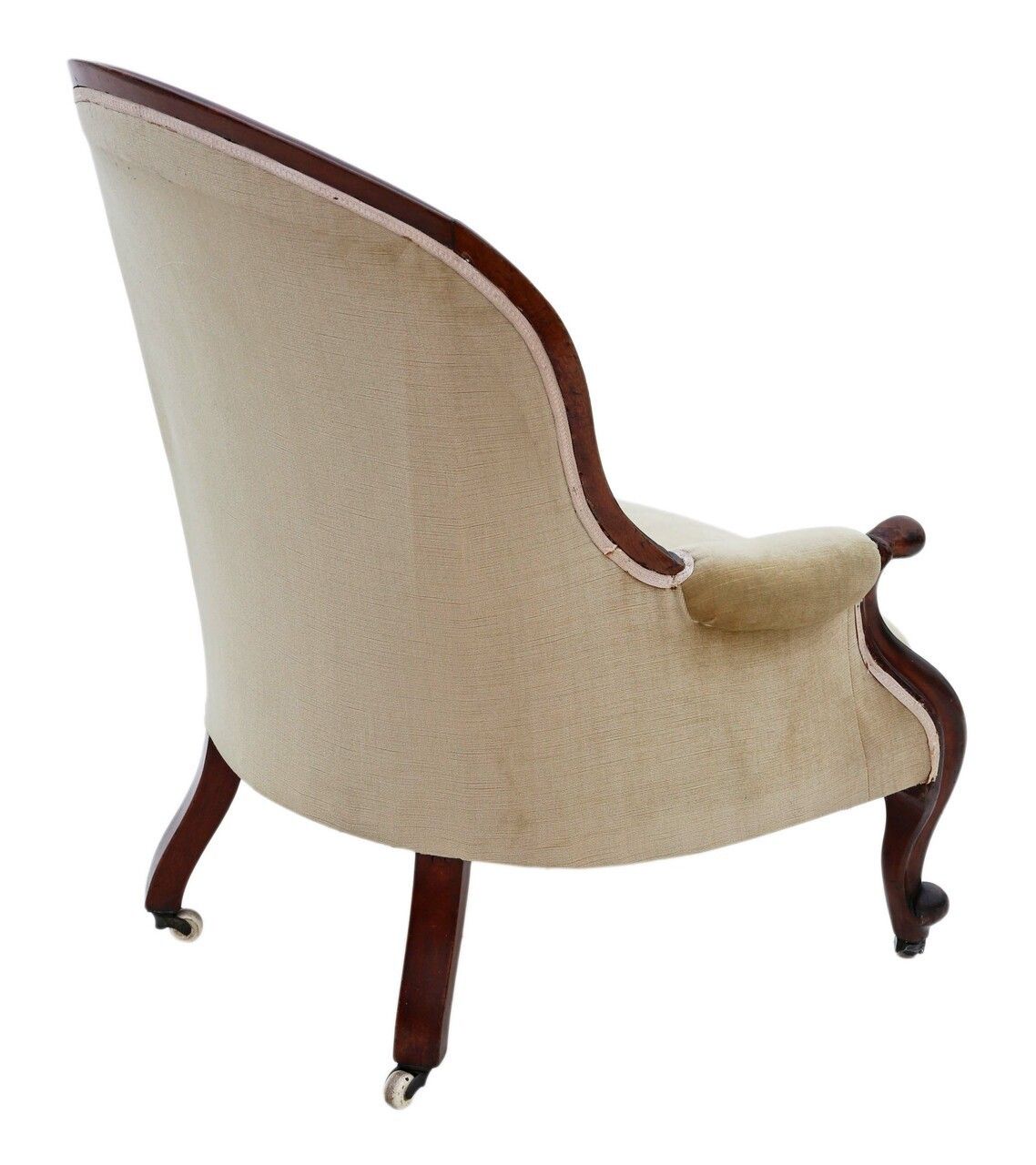 Victorian Mahogany Spoon Back Slipper Armchair C1870 photo for sale