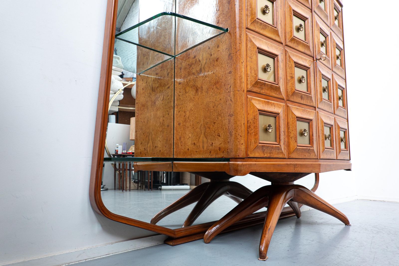 Mid Century Modern Bar By Guglielmo Ulrich By Arredamenti Casa, 1950s photo 12908.0
