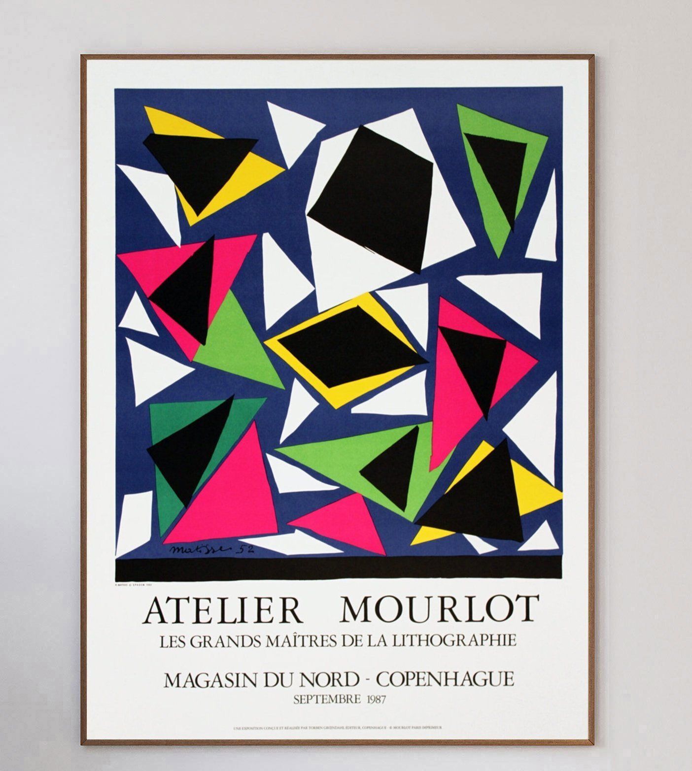 Henri Matisse   Atelier Mourlot Copenhagen Original Vintage Poster photo 641.0