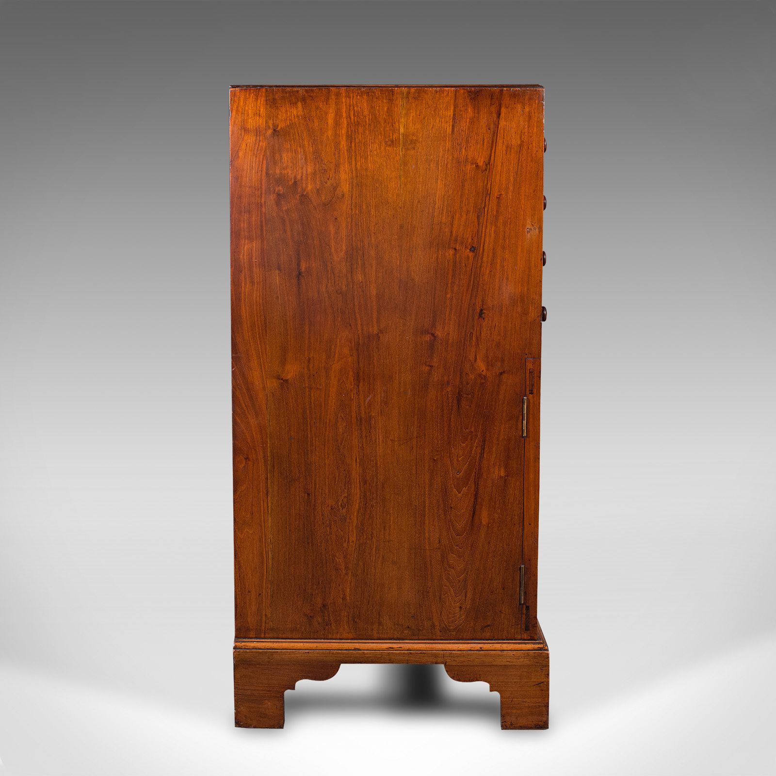 Antique Butler's Cabinet, English, Walnut, Estate, Chest Of Drawers, C.1850 photo for sale