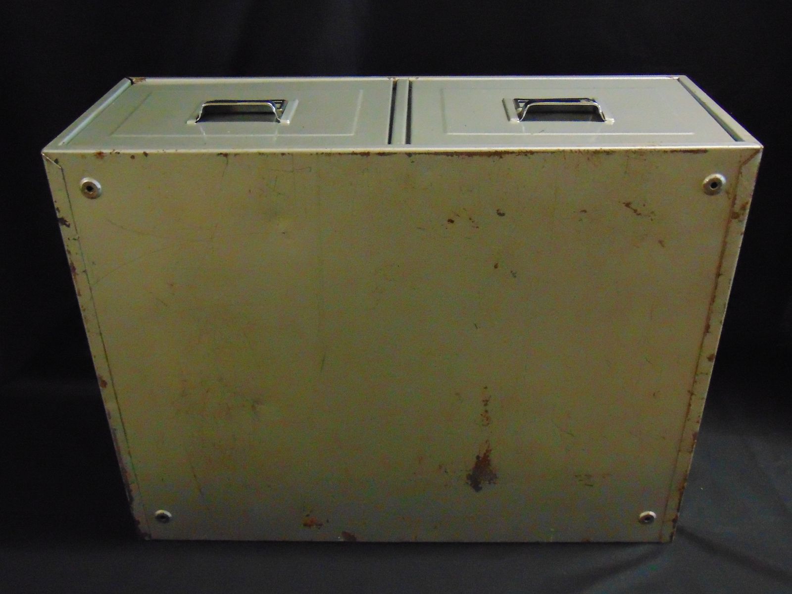 photo furniture Industrial Bank Of 2 Index Card Filing Drawer