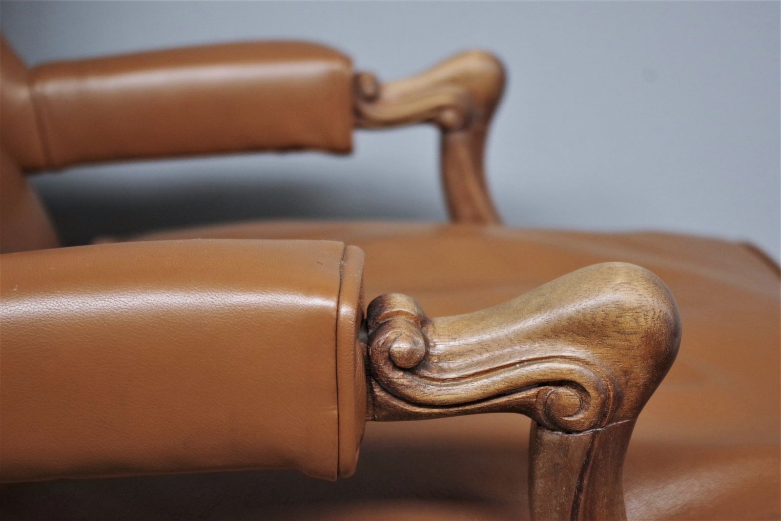 Leather Office Reclining And Height Adjustable Chair From Fior, 1980s photo 1300.0