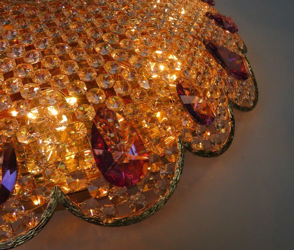 5593.0 Large Ceiling Light From Palwa, 1970s photo