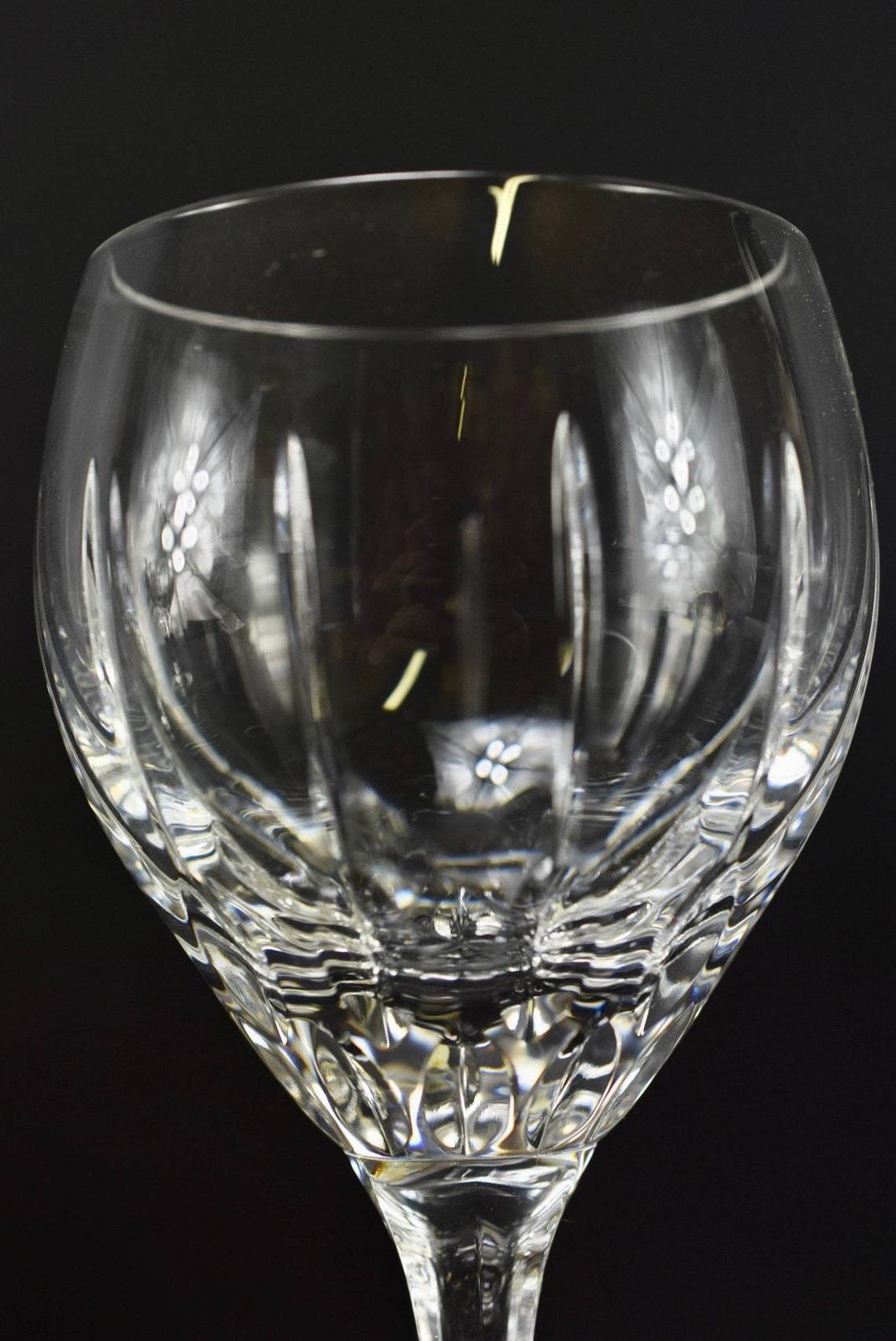 Vintage Baccarat Crystal Set Of 5 Wine Glasses photo vinterior