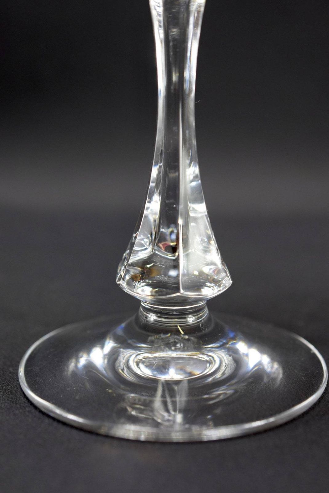 Vintage Baccarat Crystal Set Of 5 Wine Glasses photo buy