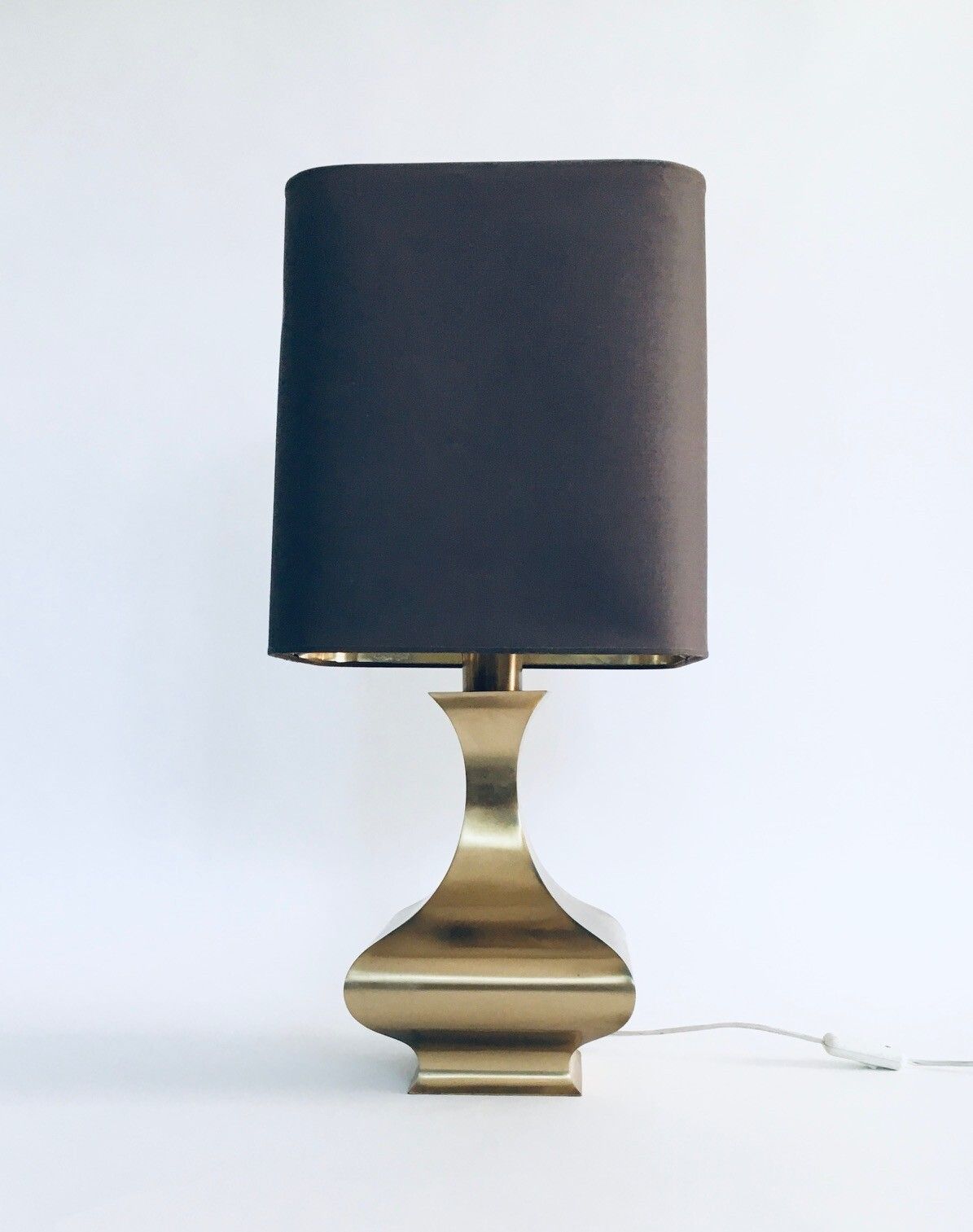 1970's Design Hollywood Regency Style Brass Table Lamp photo 558.0