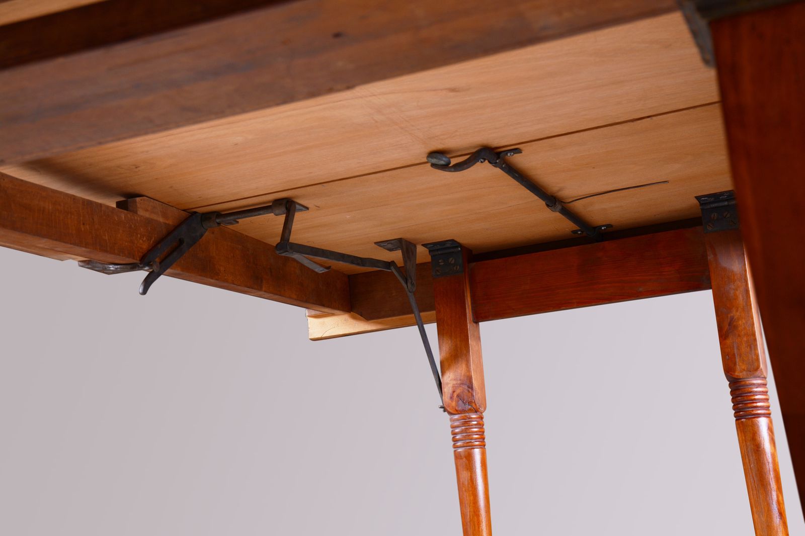 19th Century Extendable Table, Made In France, Fully Restored Mahogany. Empire photo furniture