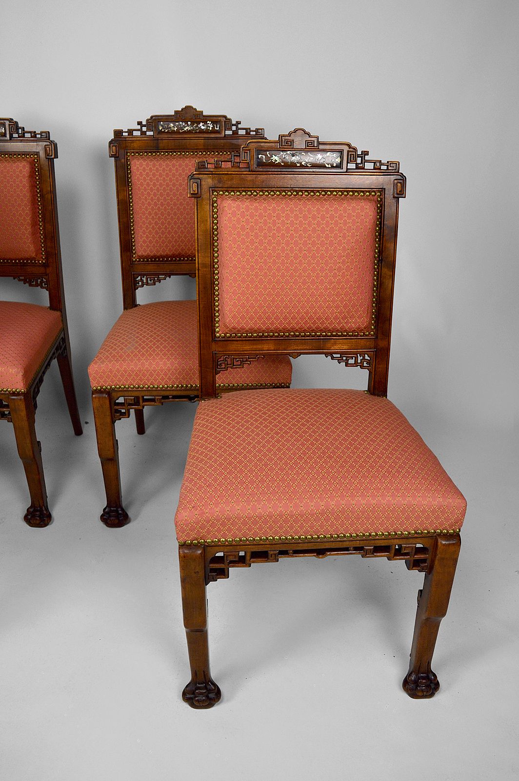 photo buy Japanese Style Chairs Attributed To Gabriel Viardot, France, Circa 1880, Set Of 4