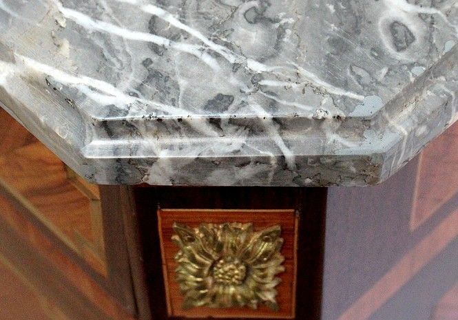 photo furniture Small Secretary In Precious Wood, Louis XVI, 18th Century