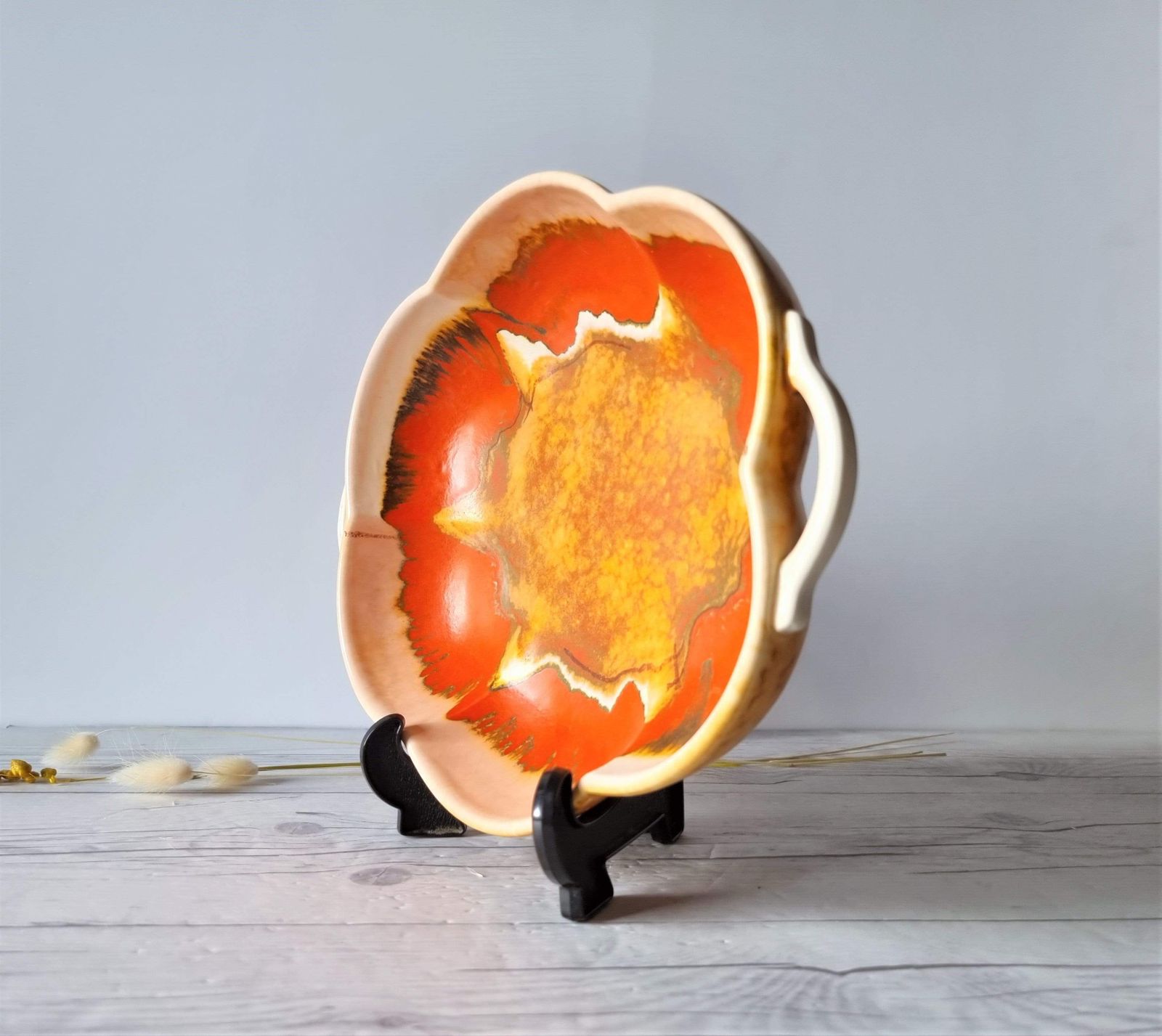 1930s Carstens Uffrecht, Art Deco Bauhaus Stylised Flow Glaze Dish Att. Hildegard Delius, Rare Regular Price£88.00 photo 88.0