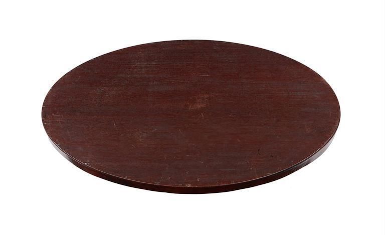 Large George III Mahogany And Sycamore Marquetry Oval Tray photo for sale