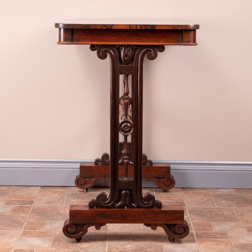 Rosewood Stretcher Table, 1800s photo 857.0