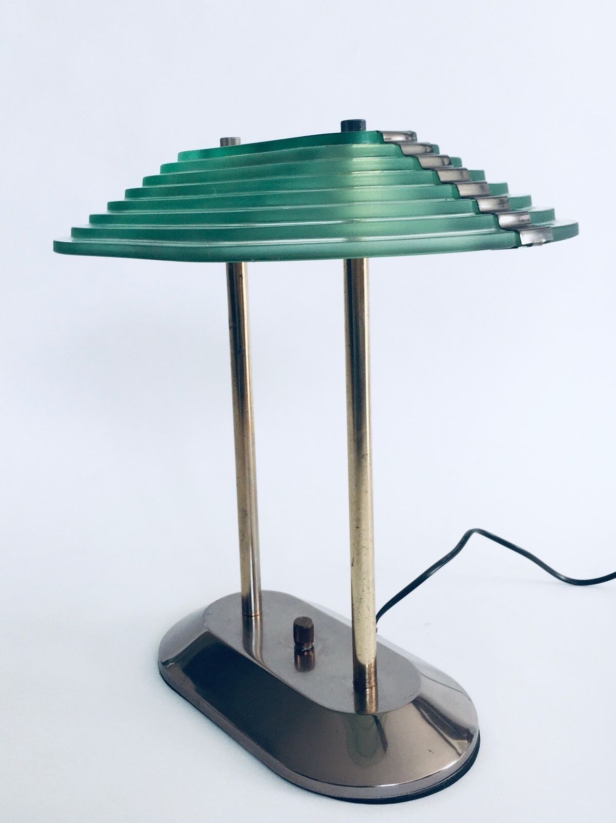 photo furniture Memphis Style Era Architectural Design Desk Lamp, 1980's