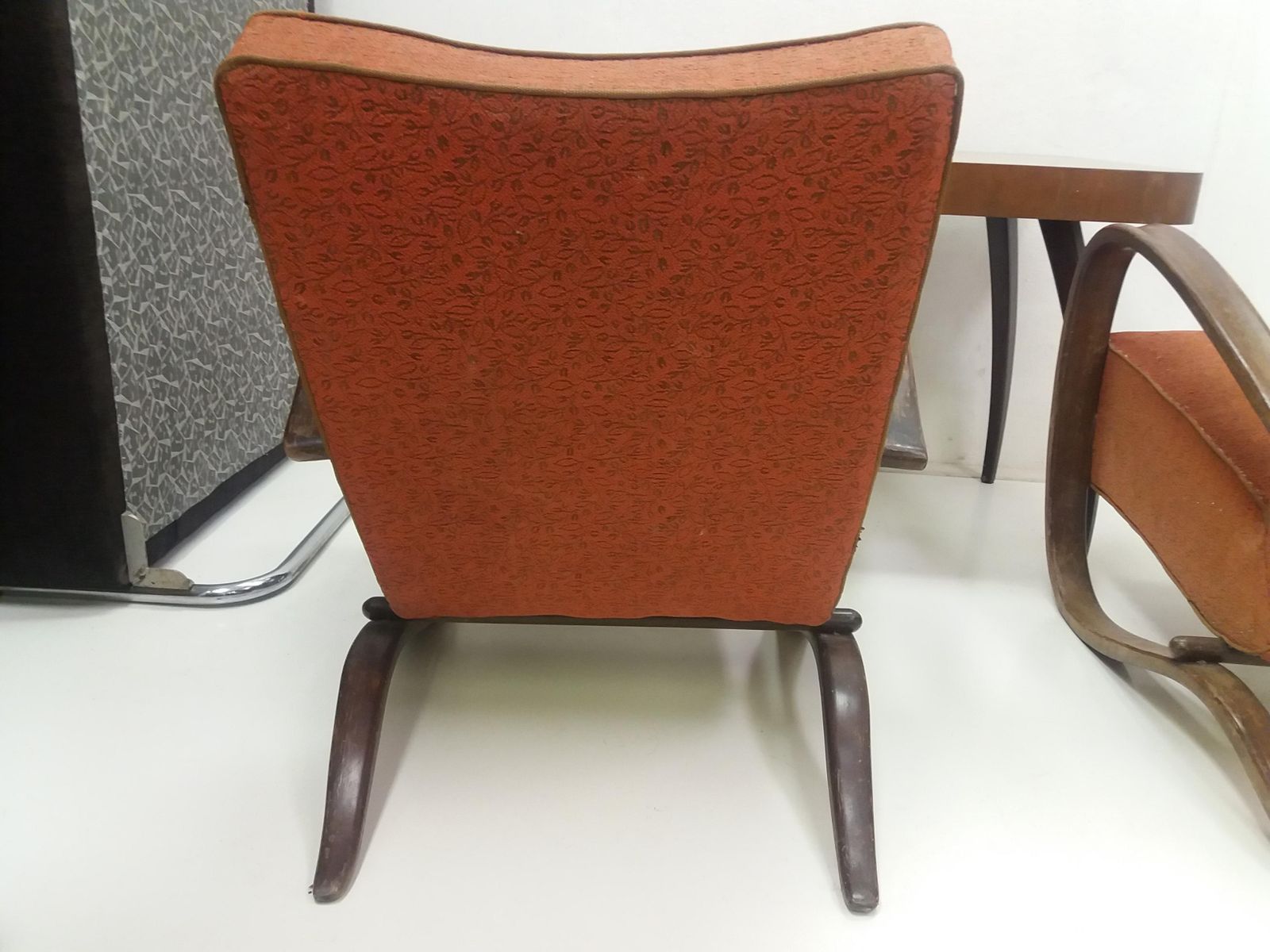1930 Pair Of Armchairs + Spider Table, By Halabala For Thonet, Czechoslovakia photo vinterior
