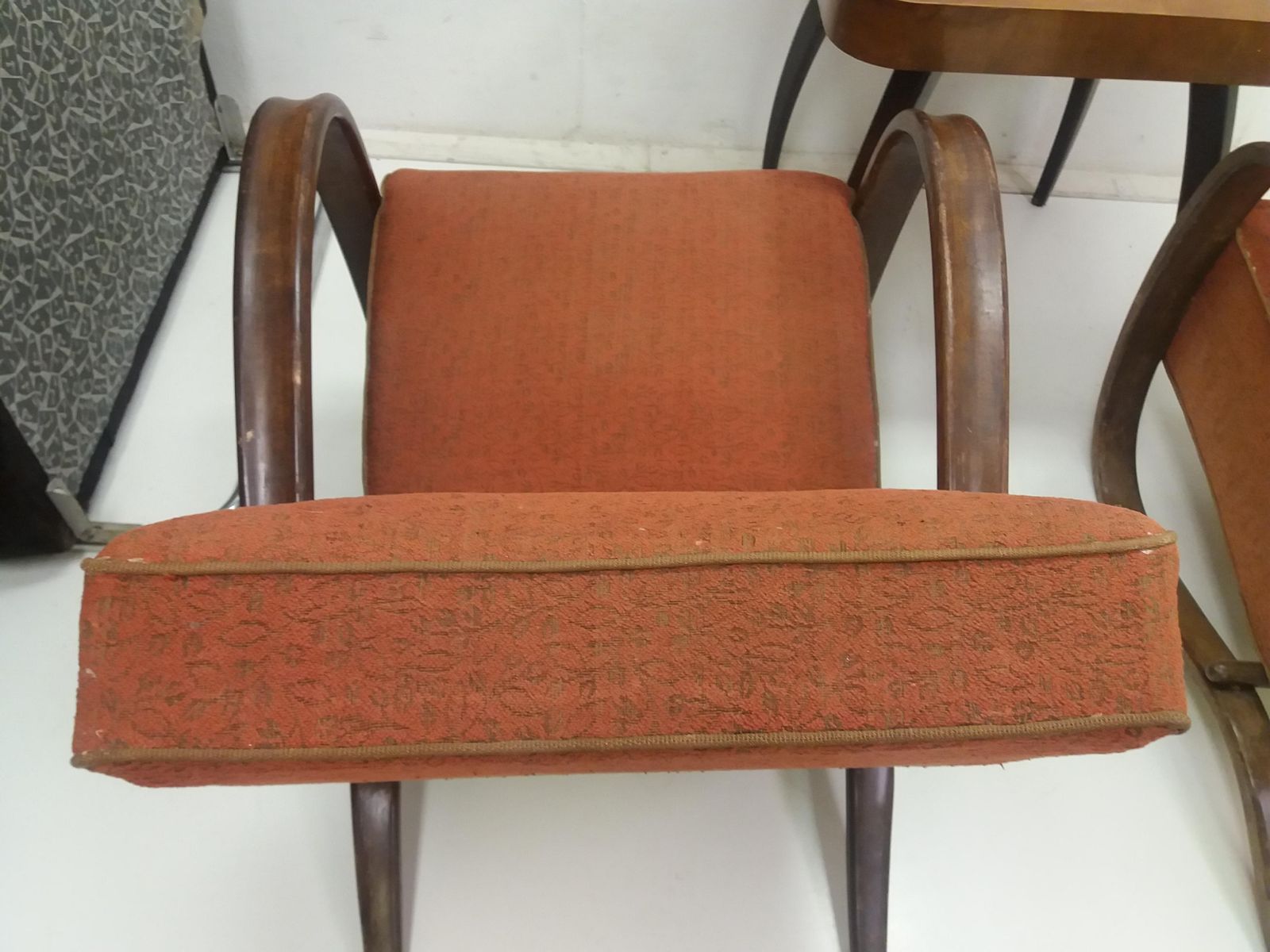 1930 Pair Of Armchairs + Spider Table, By Halabala For Thonet, Czechoslovakia photo buy