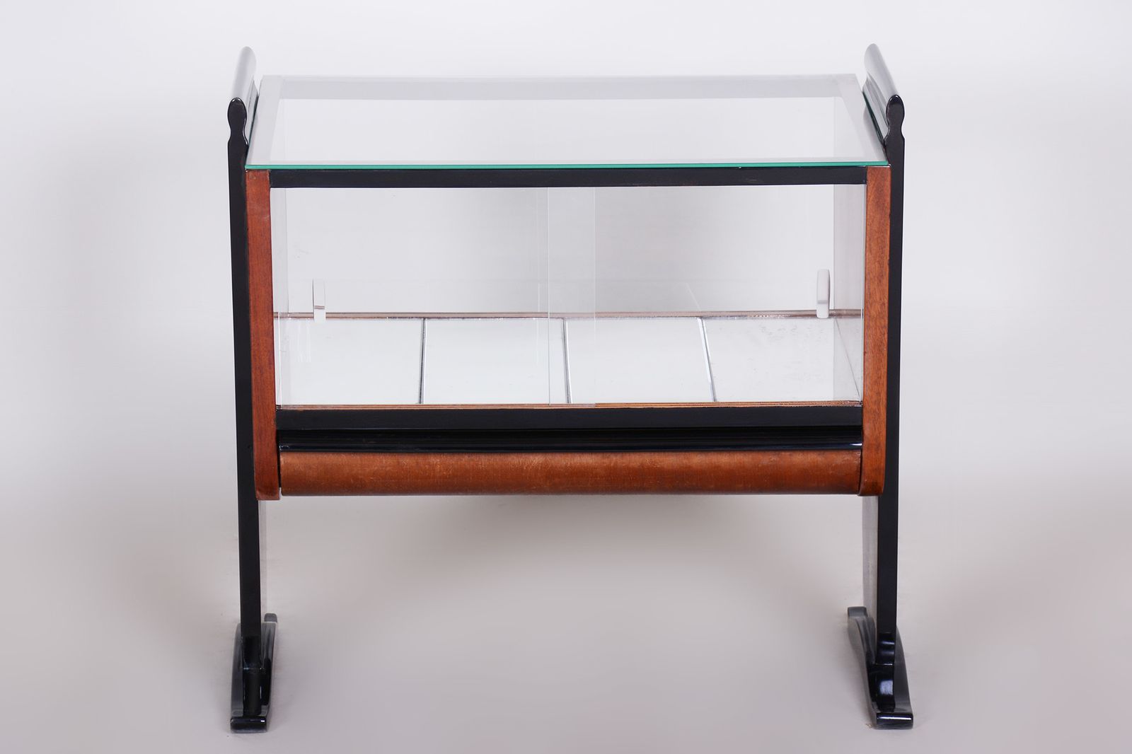 Halabala Designed Small Table Made By Up Závody In Czechia, 1930s. Restored To High Gloss photo buy