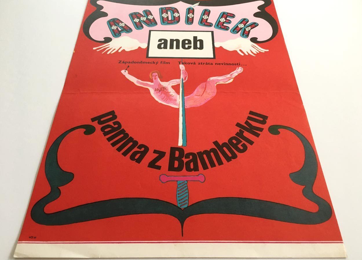 Movie Poster, Angel Baby, Eva Galová Vodrážková, 1968 photo furniture