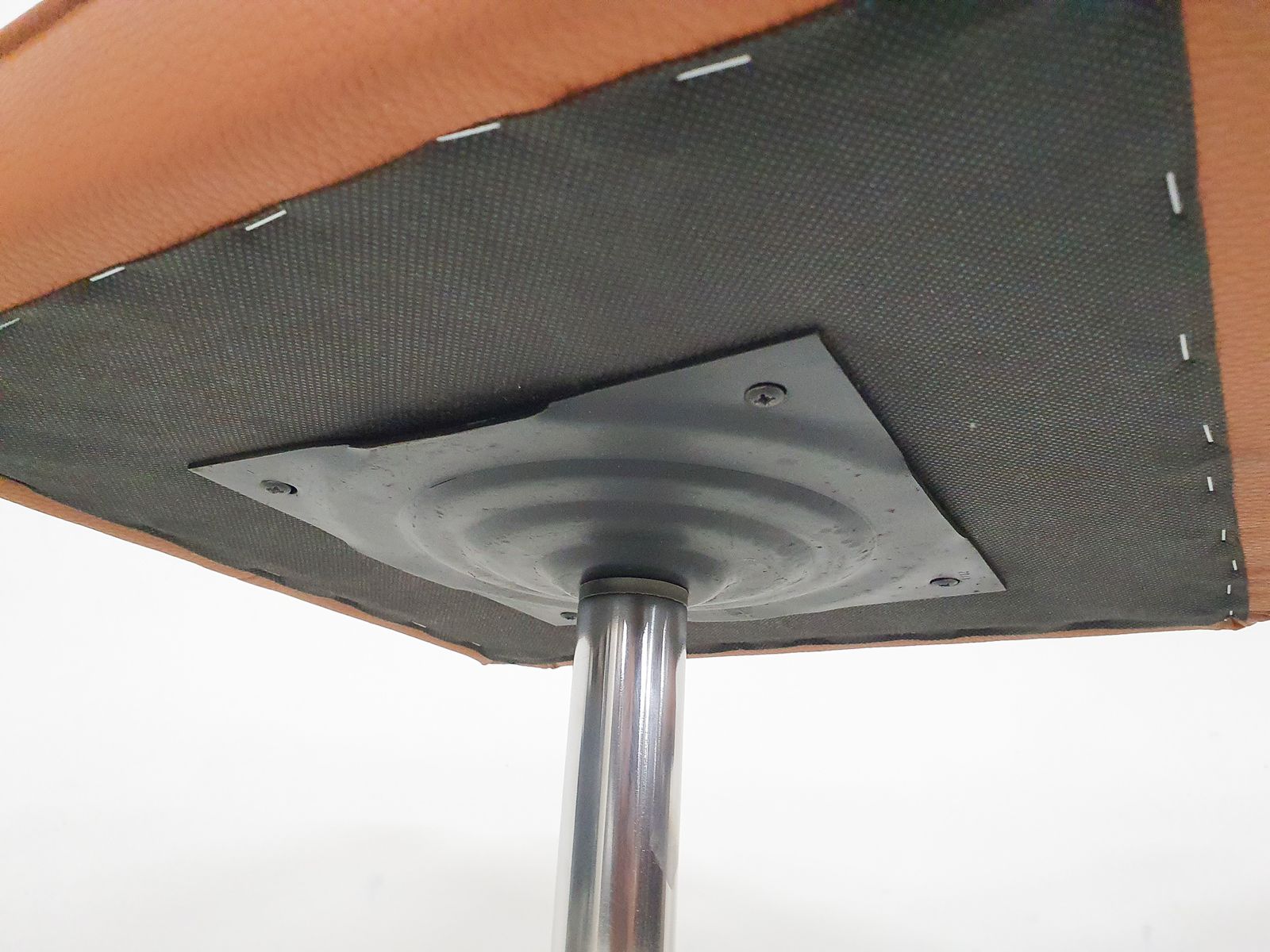 451.776 Set Of Two Mid Century Swivel Stools, Attrb. Brabantia, The Netherlands photo
