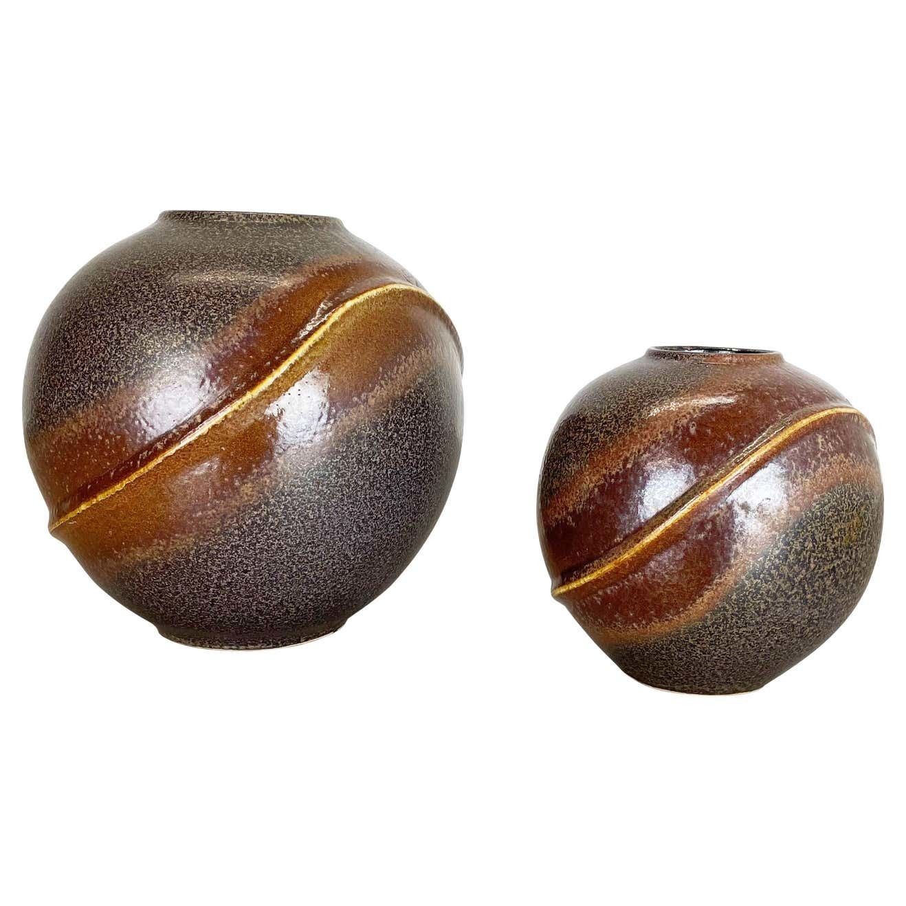 Set Of 2 Rare Ceramic Pottery "Orion" Vases By Dümler And photo furniture