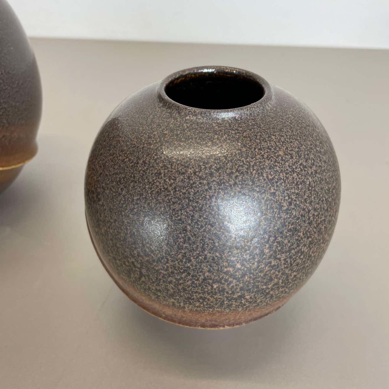 484.0 Set Of 2 Rare Ceramic Pottery "Orion" Vases By Dümler And photo