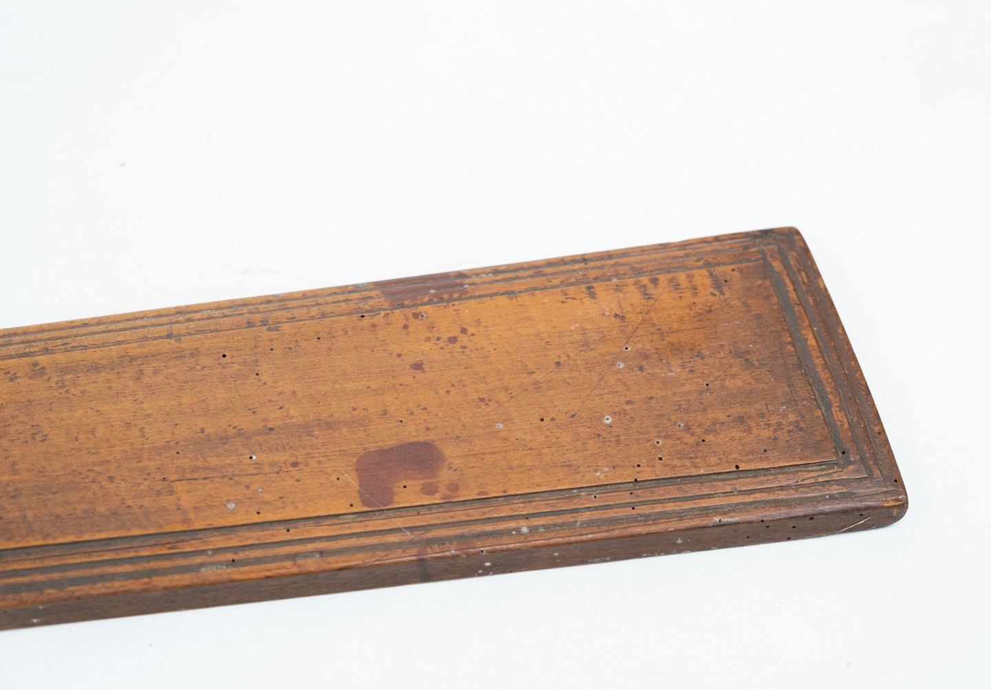 Beautifully Decorated Antique Board With Handle In The Shape Of A Horse In Dark Wood From The 1890s photo Home Decor