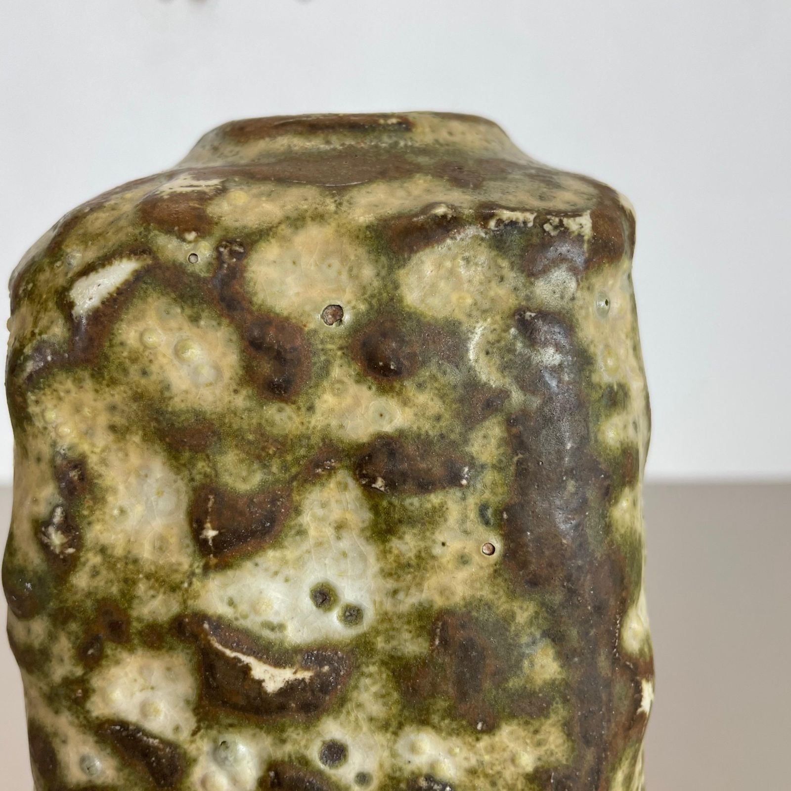 photo for sale Original 1960 Ceramic Studio Pottery Vase By Piet Knepper For Mobach Netherlands
