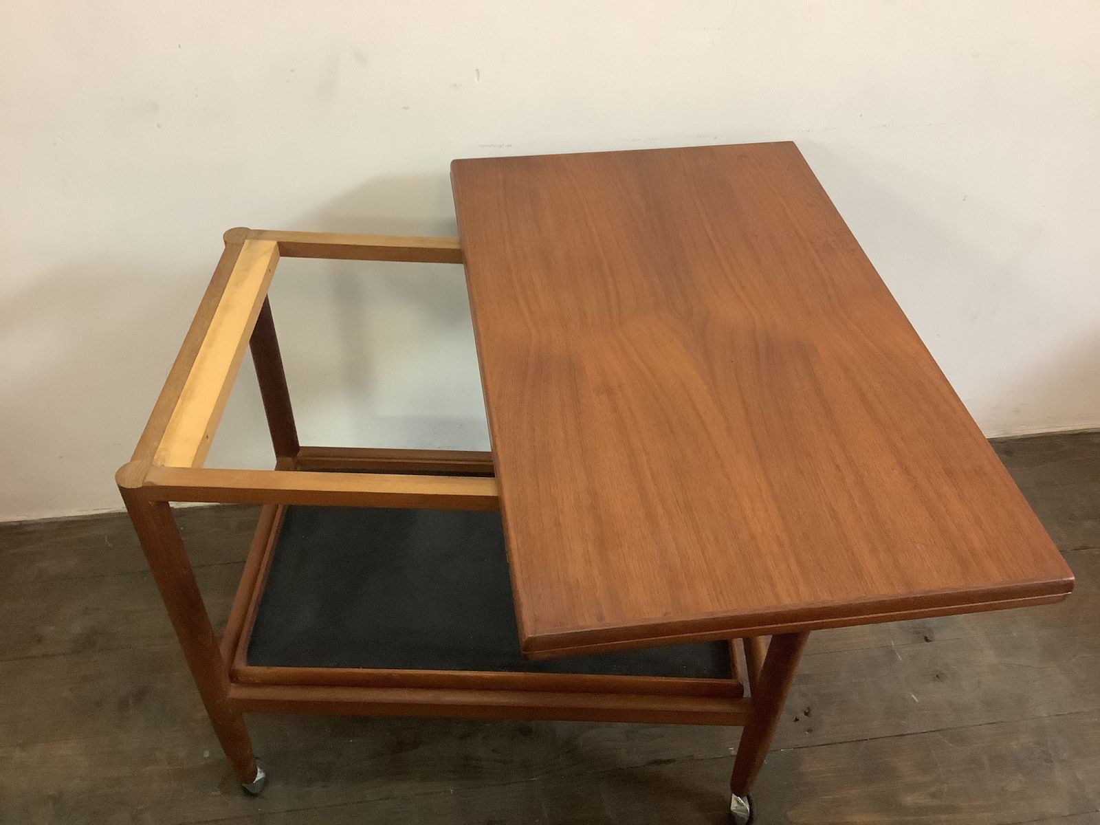 Teak Bar Trolley By Grete Jalk For Poul Jeppesens Møbelfabrik, 1960s photo furniture