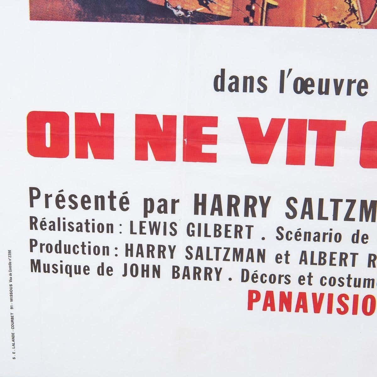 photo furniture Original French Re Release James Bond 007 'You Only Live Twice' Poster, C.1980