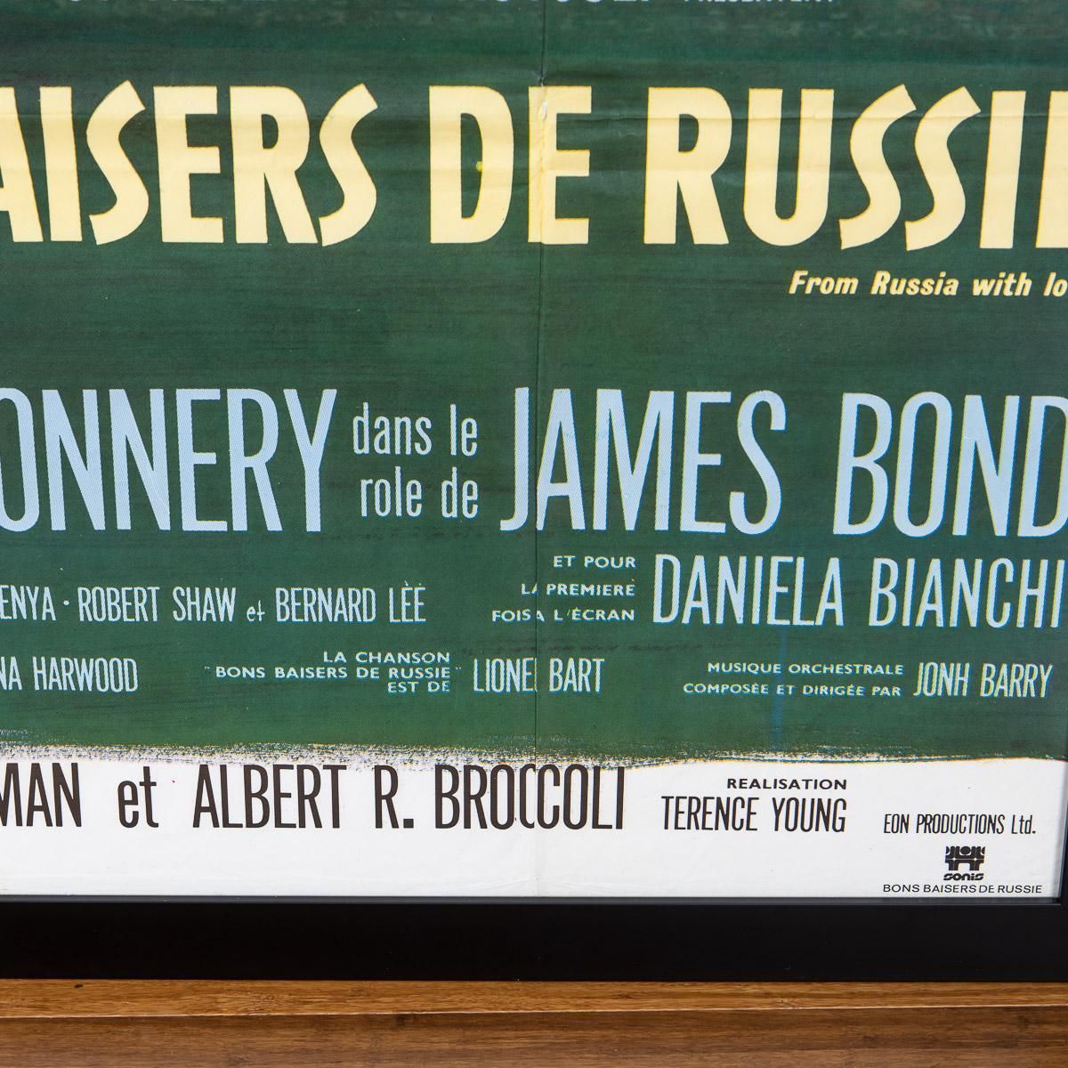 photo buy Original French Re Release James Bond 007 'From Russia With Love' Poster C.1970s