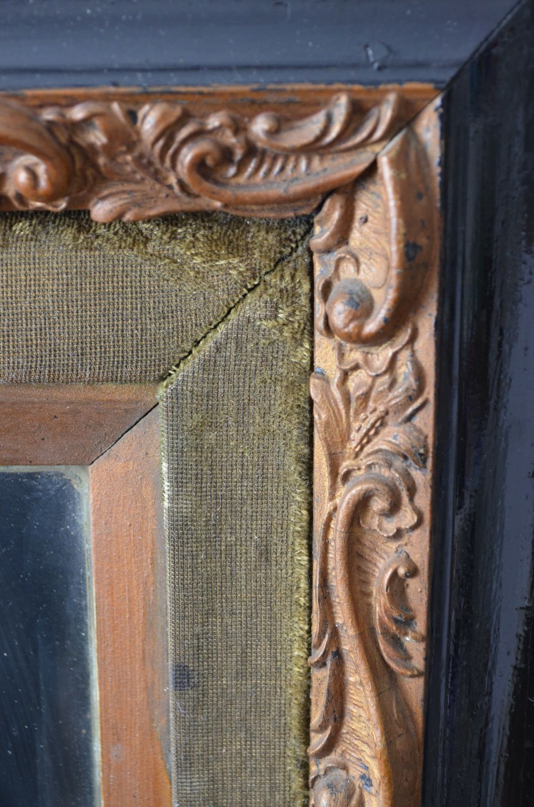 Antique Picture Wall Mirror photo vintage