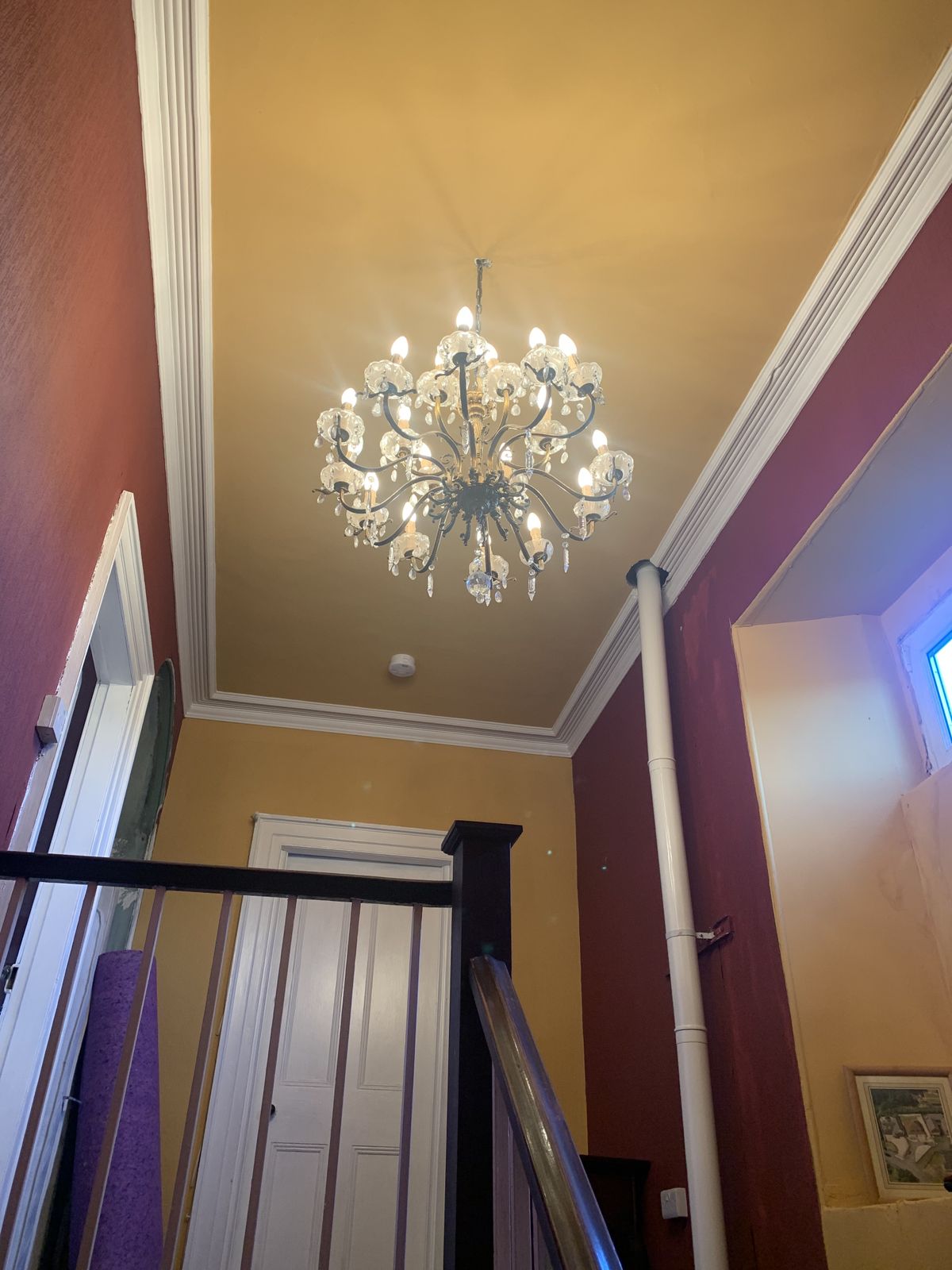 Italian Gilded 18 Light Antique Chandelier photo furniture