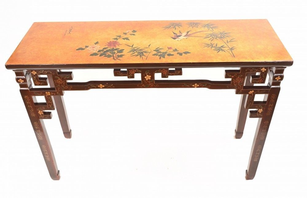 Painted Chinese Console Table Lacquer Furniture Interiors photo furniture