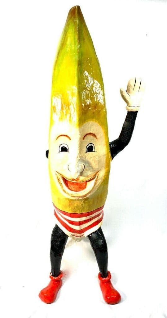 Antique Advertising   Large 1930's Fruit And Veg Shop Display Banana Statue Sign photo furniture