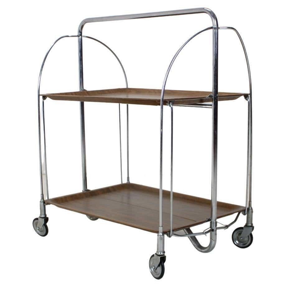 Mid Century Adjustable Trolley Bar, 1980's.