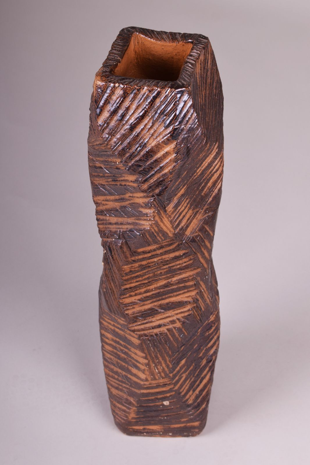 Ceramic Vase Made In Czechia, Original Condition, Mid Century