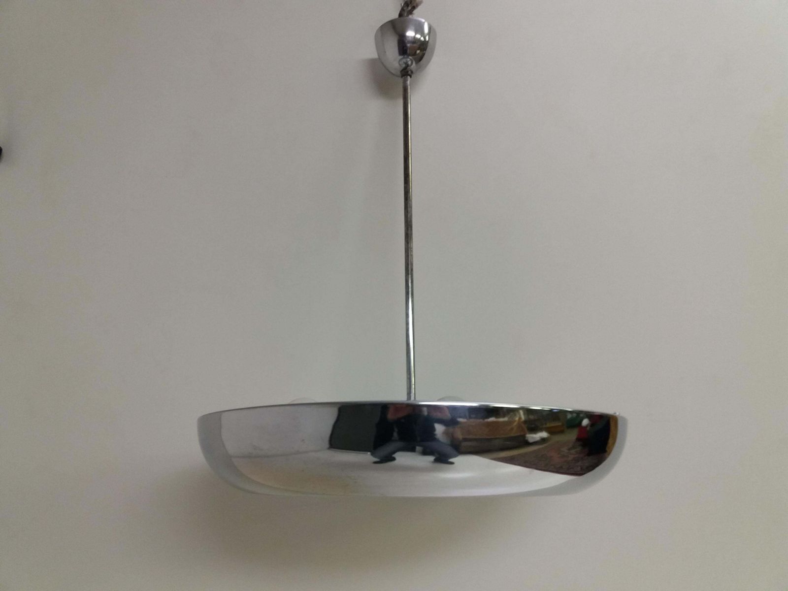 1950 Josef Hůrka Ufo Napako Chandelier For Napako Czechoslovakia photo for sale