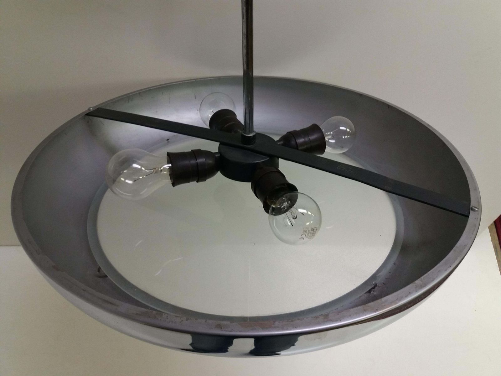 1950 Josef Hůrka Ufo Napako Chandelier For Napako Czechoslovakia photo 986.0